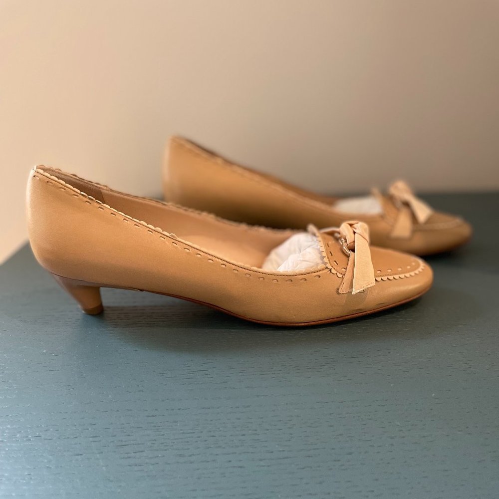 Salvatore Ferragamo Bow Kitten Heels